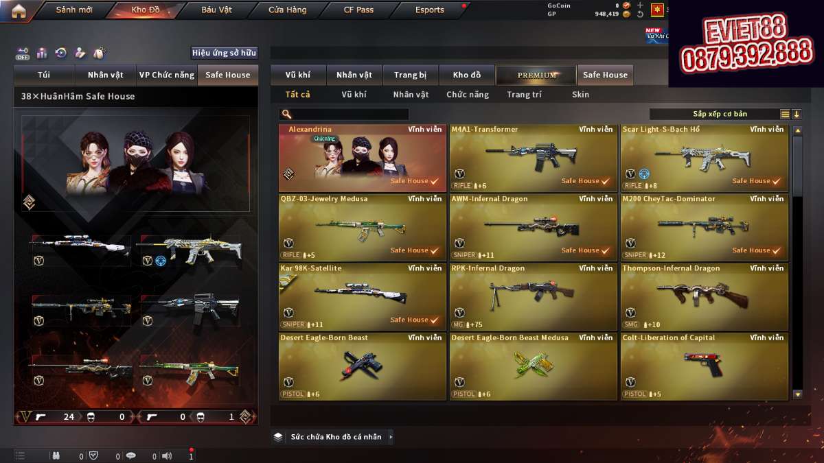 shop acc cf uy tin gia re